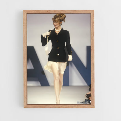 ap-claudia schiffer-3 cadre Bois clair