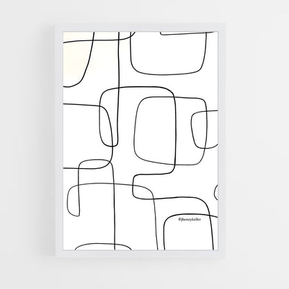 ap-clean lines-9 cadre Blanc