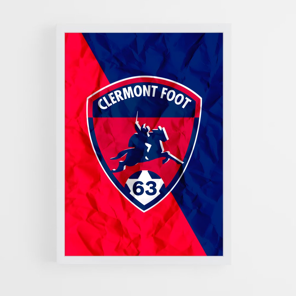 ap-clermont foot 63-1 cadre Blanc
