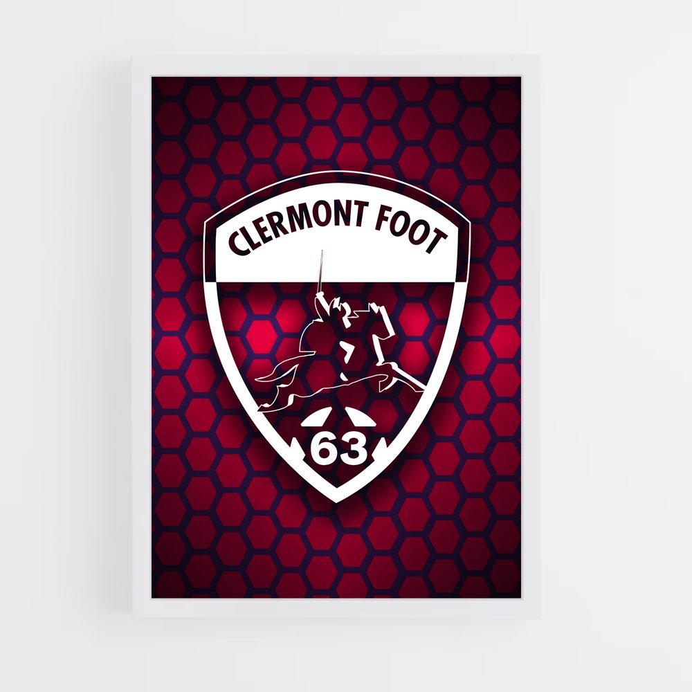 ap-clermont foot 63-6 cadre Blanc