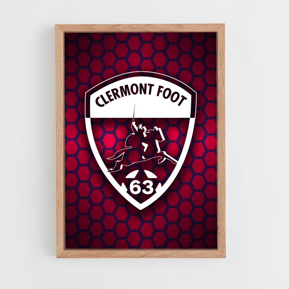 ap-clermont foot 63-6 cadre Bois clair