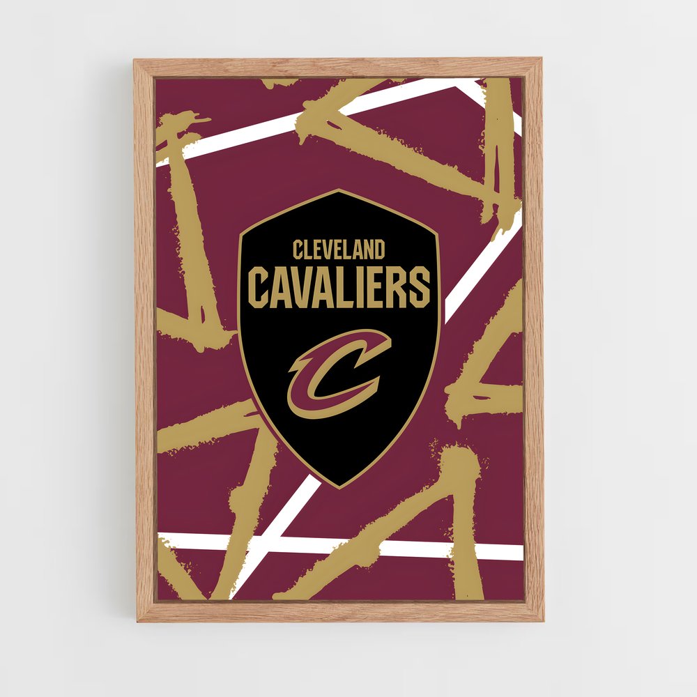 ap-cleveland cavaliers-1 cadre Bois clair