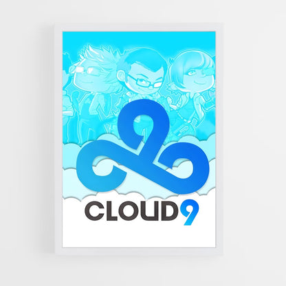 ap-cloud9-7 cadre Blanc