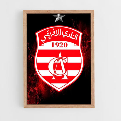 ap-club africain-1 cadre Bois clair