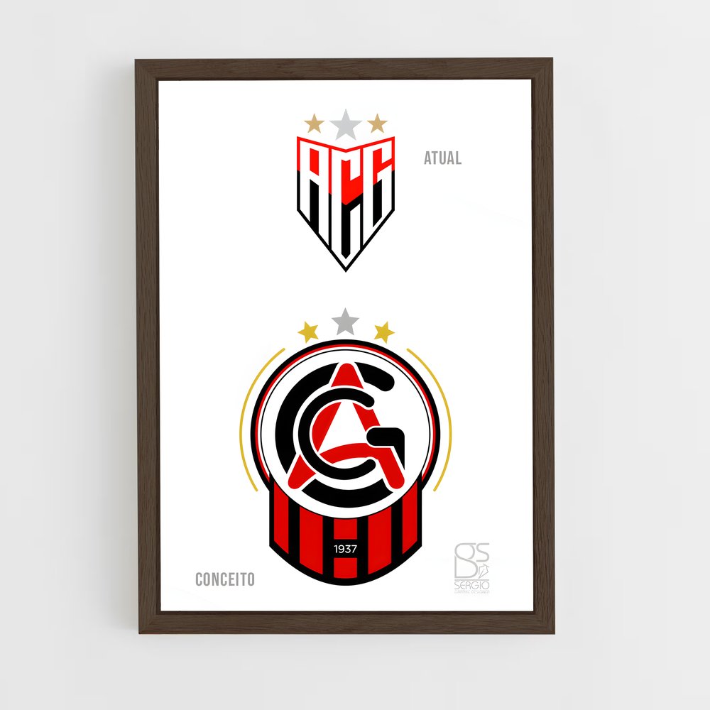ap-club atletico goianiense-3 cadre Bois foncé