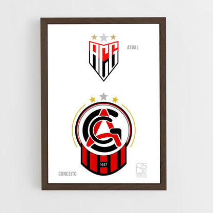 ap-club atletico goianiense-3 cadre Bois foncé
