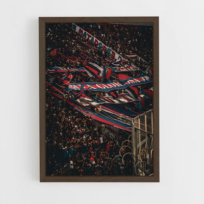 ap-club atletico san lorenzo-1 cadre Bois foncé