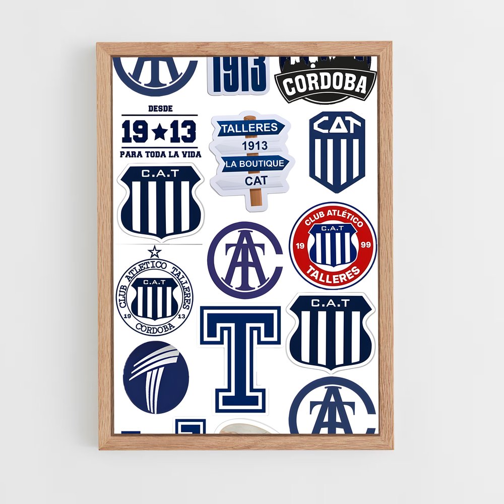 ap-club atletico talleres-7 cadre Bois clair