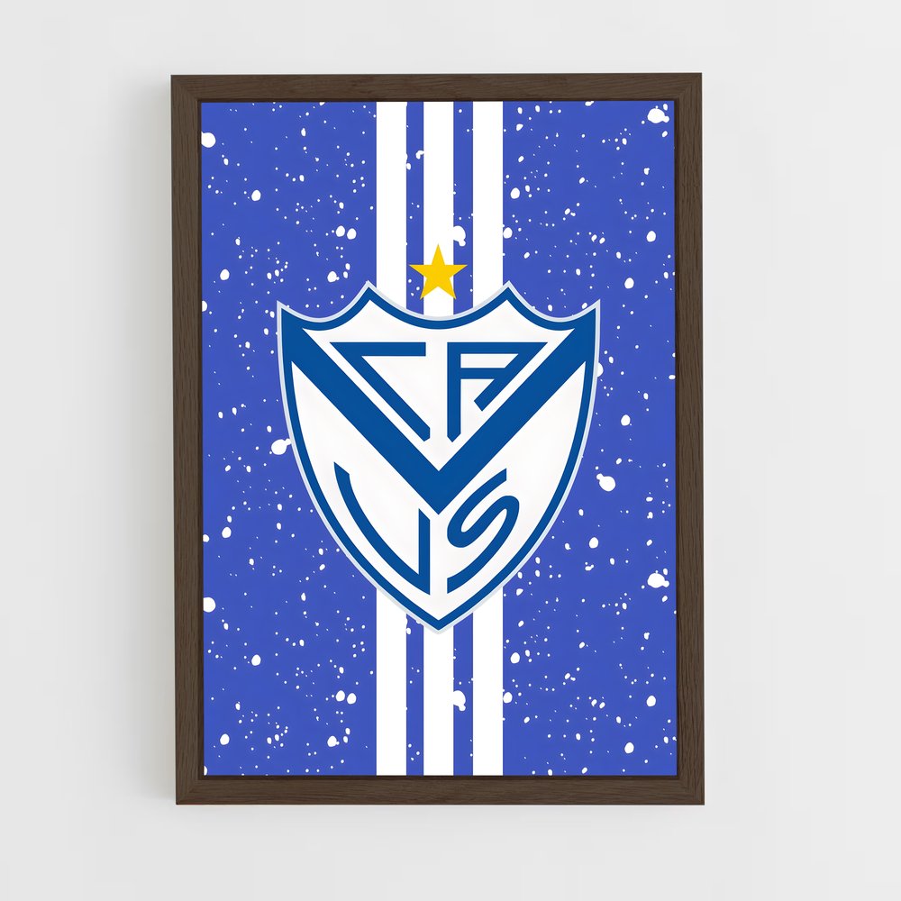 ap-club atletico velez sarsfield-6 cadre Bois foncé