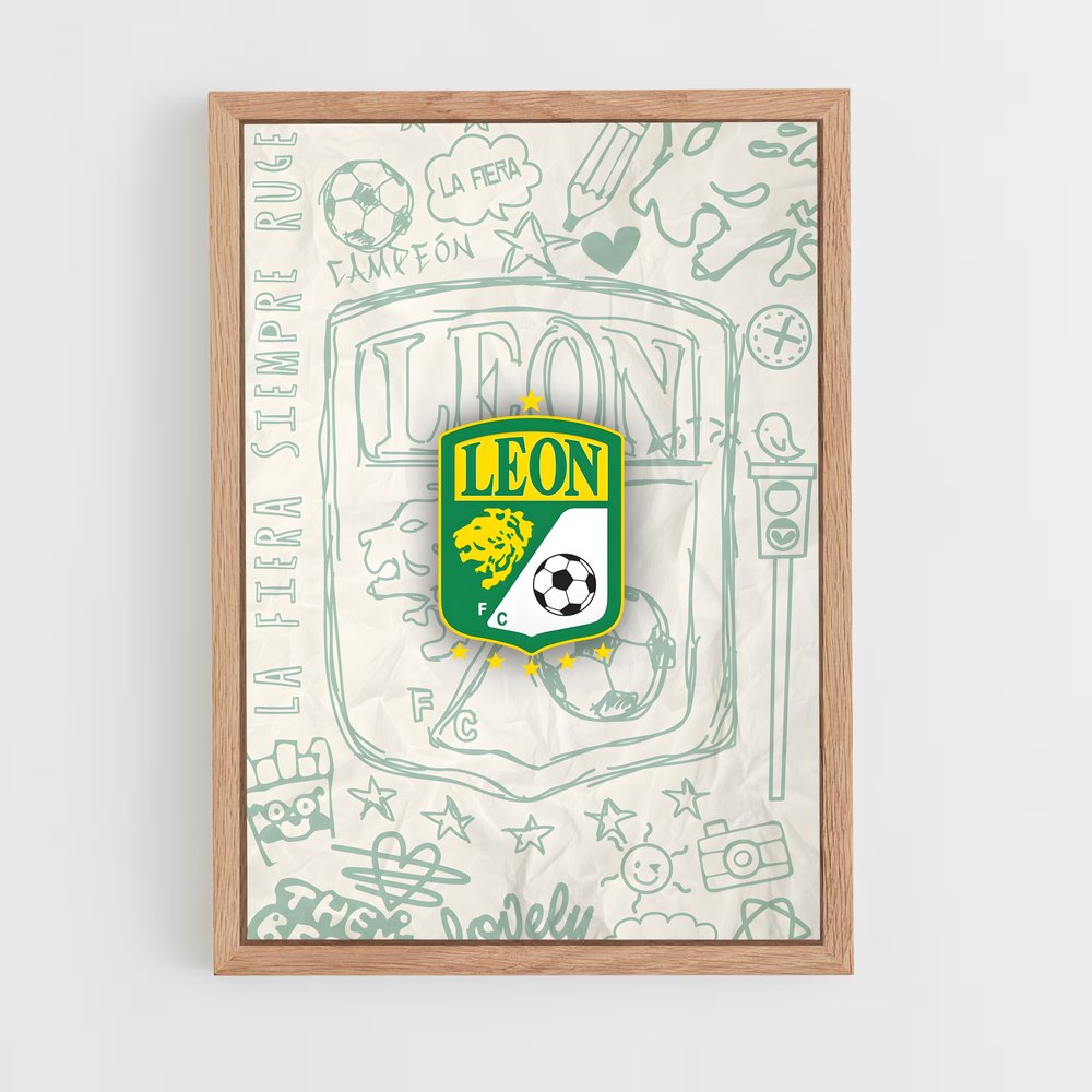 ap-club leon-4 cadre Bois clair