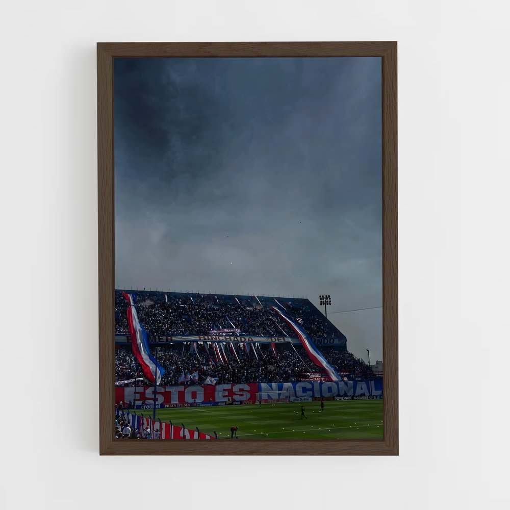 ap-club nacional de football-9 cadre Bois foncé