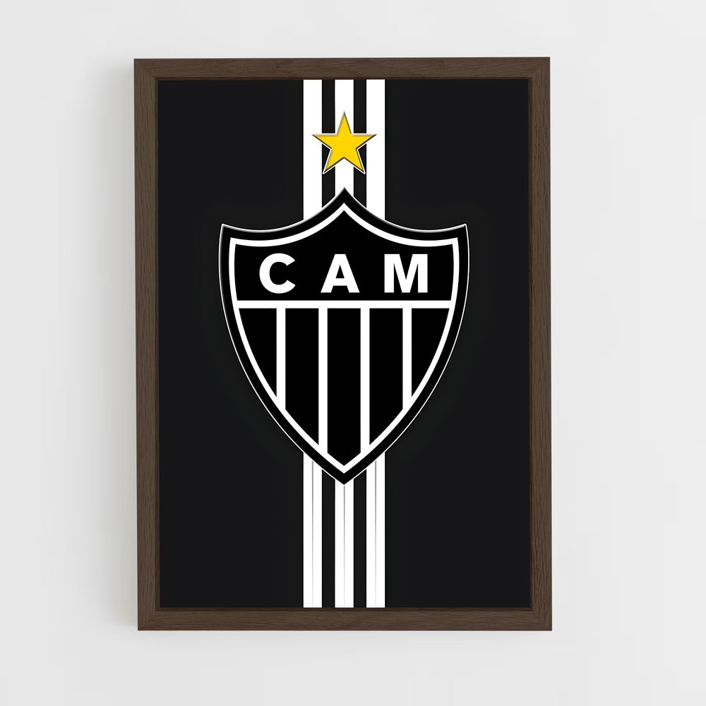 ap-clube atletico mineiro-2 cadre Bois foncé