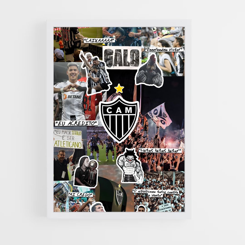 ap-clube atletico mineiro-3 cadre Blanc