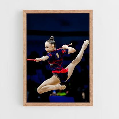 ap-clubs rhythmic gymnastics-3 cadre Bois clair