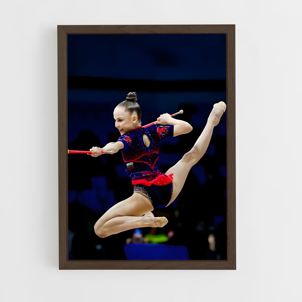 ap-clubs rhythmic gymnastics-3 cadre Bois foncé