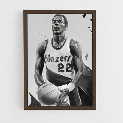 ap-clyde drexler-3 cadre Bois foncé
