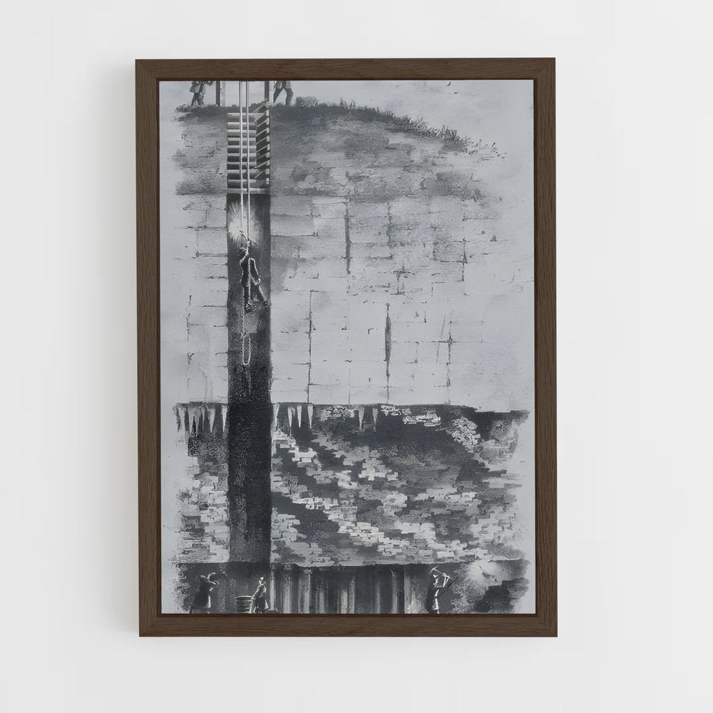 ap-coal mining-1 cadre Bois foncé