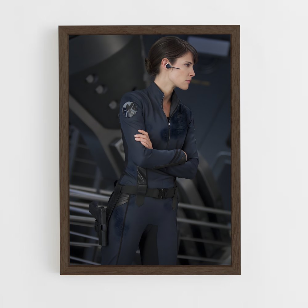 ap-cobie smulders-9 cadre Bois foncé