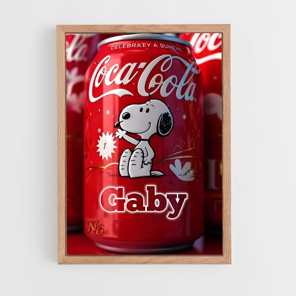 ap-coca cola-4 cadre Bois clair