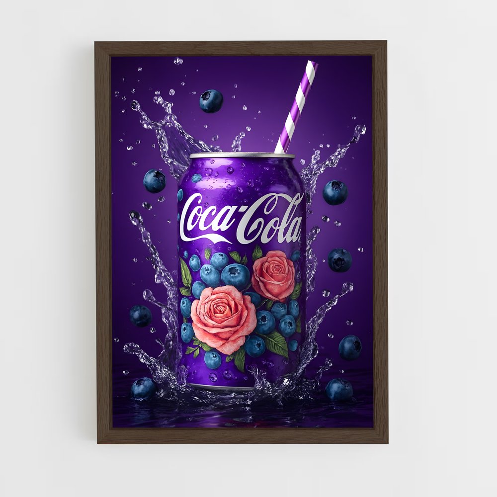 ap-coca cola-6 cadre Bois foncé
