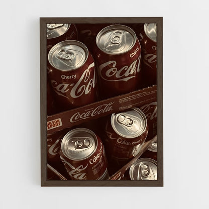 ap-coca cola-8 cadre Bois foncé