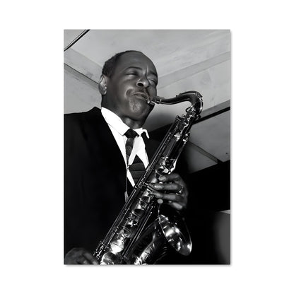 Poster Jazzman à la Saxo