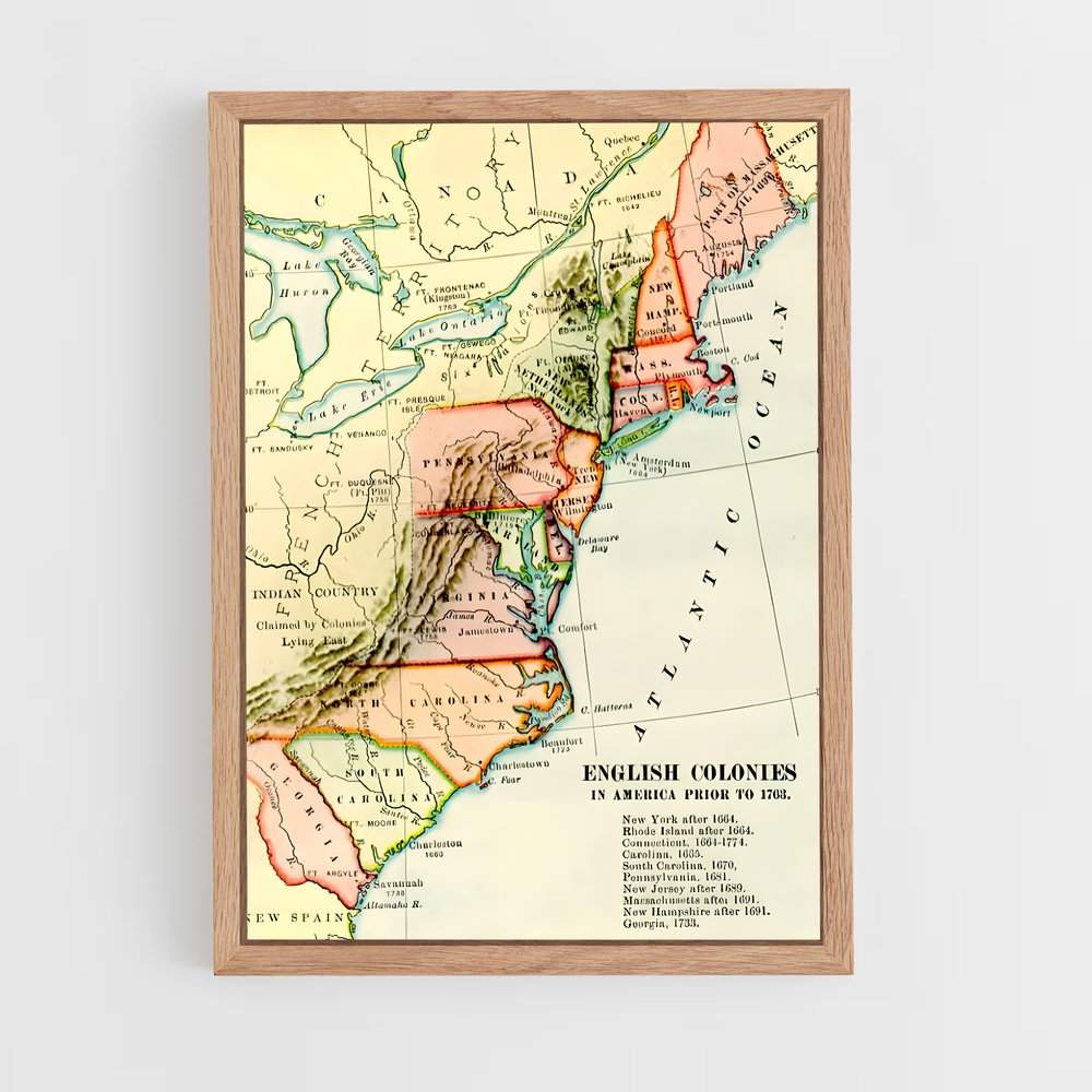 ap-colonial era-4 cadre Bois clair