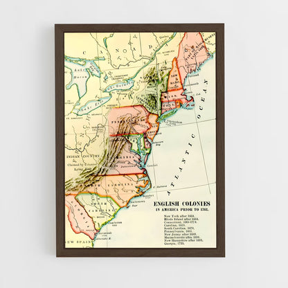 ap-colonial era-4 cadre Bois foncé