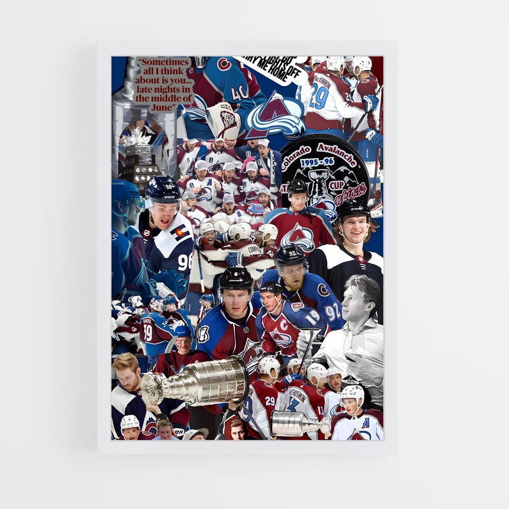 ap-colorado avalanche-15 cadre Blanc