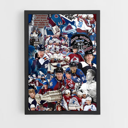 ap-colorado avalanche-15 cadre Noir