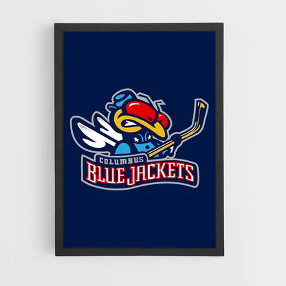ap-columbus blue jackets-6 cadre Noir