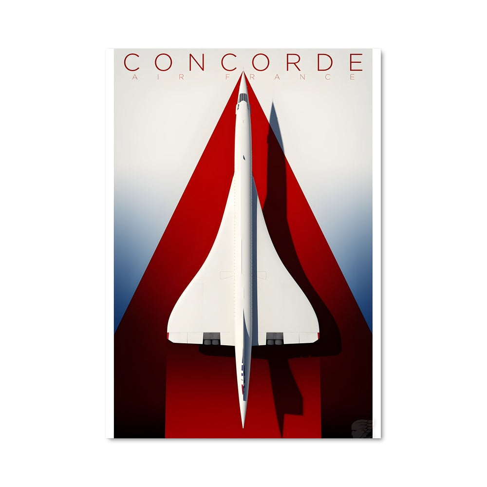 Poster Concorde en Vol