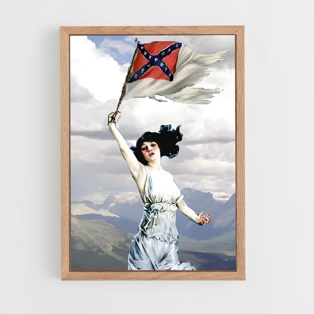 ap-confederate states flag-1 cadre Bois clair