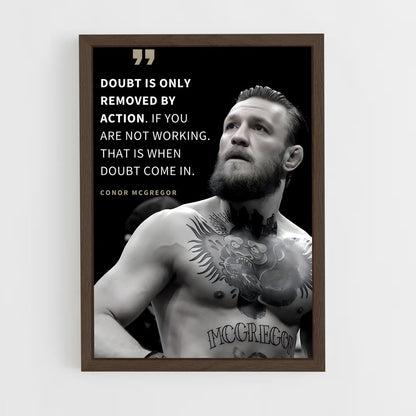 ap-conor mcgregor-13 cadre Bois foncé