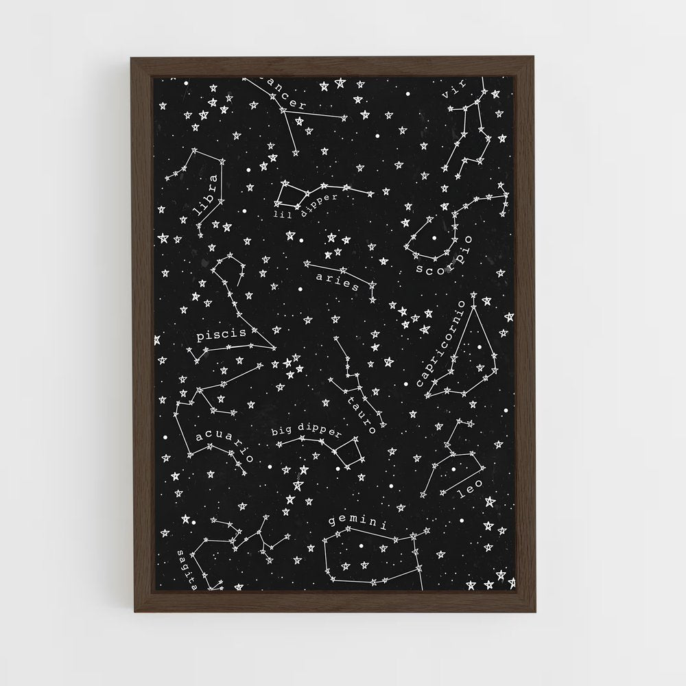 ap-constellation-10 cadre Bois foncé
