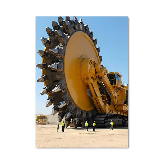 Poster Monstre de Chantier