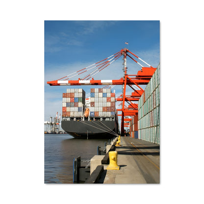 Poster Container ships 80186