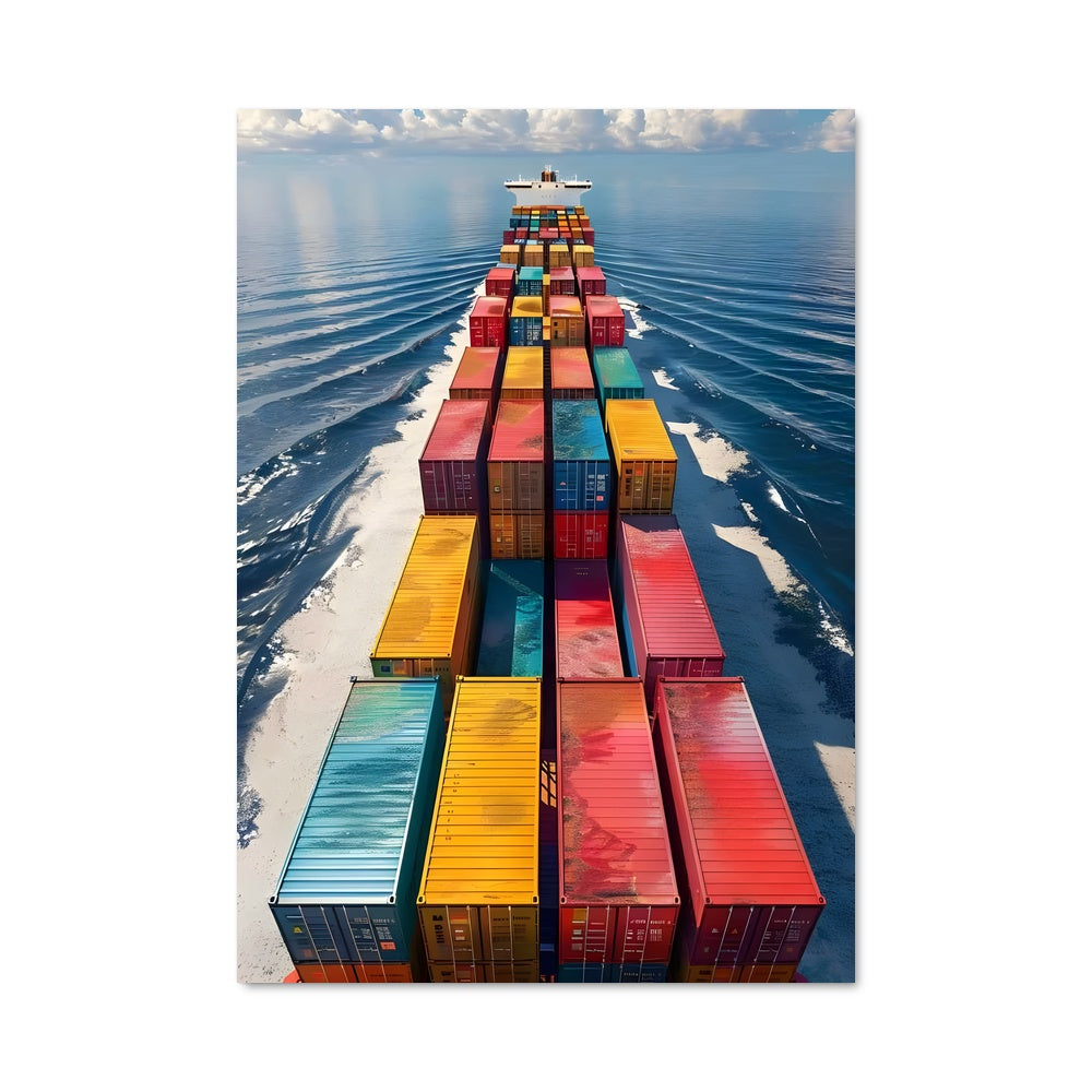 Poster Conteneurs Colorés