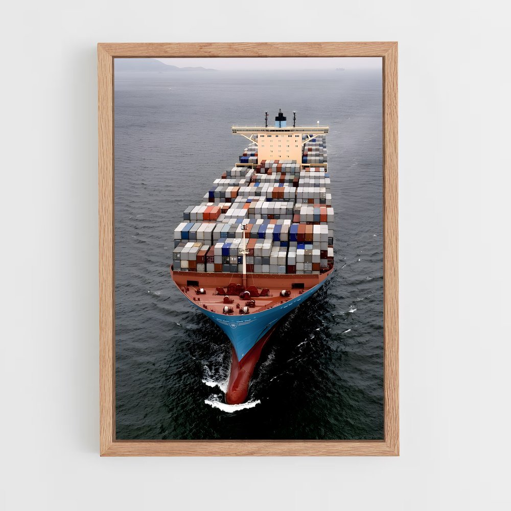 ap-container ships-11 cadre Bois clair