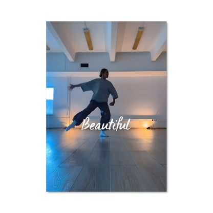 Poster Danseur au Sol