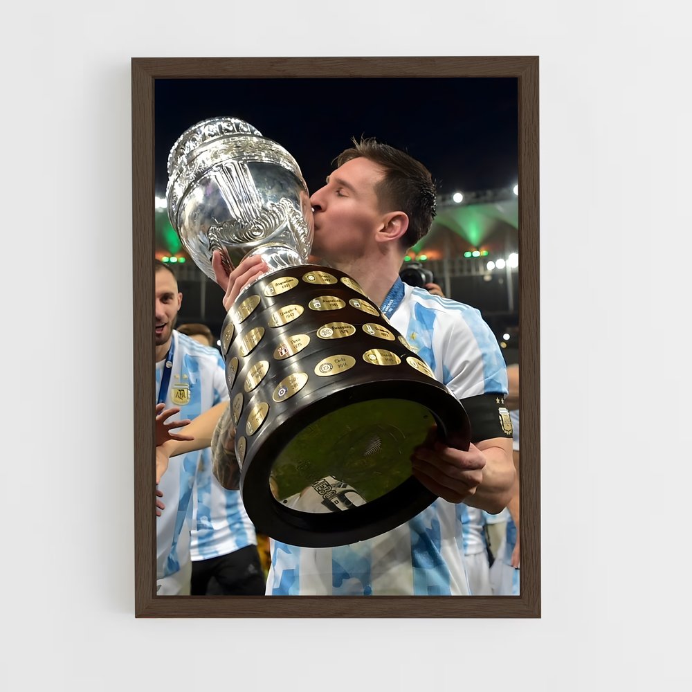 ap-copa america-2 cadre Bois foncé