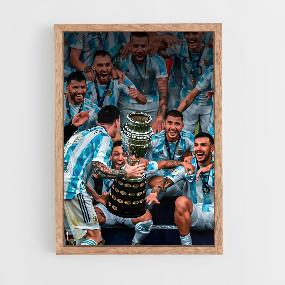 ap-copa america-3 cadre Bois clair