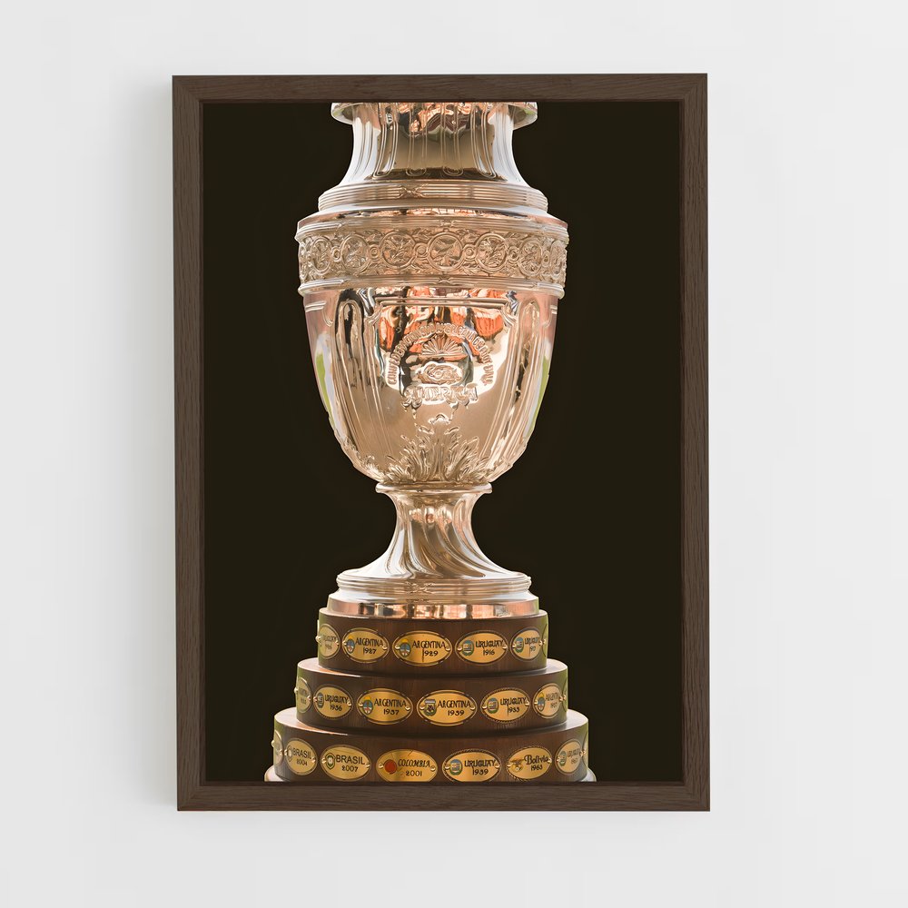 ap-copa america-4 cadre Bois foncé