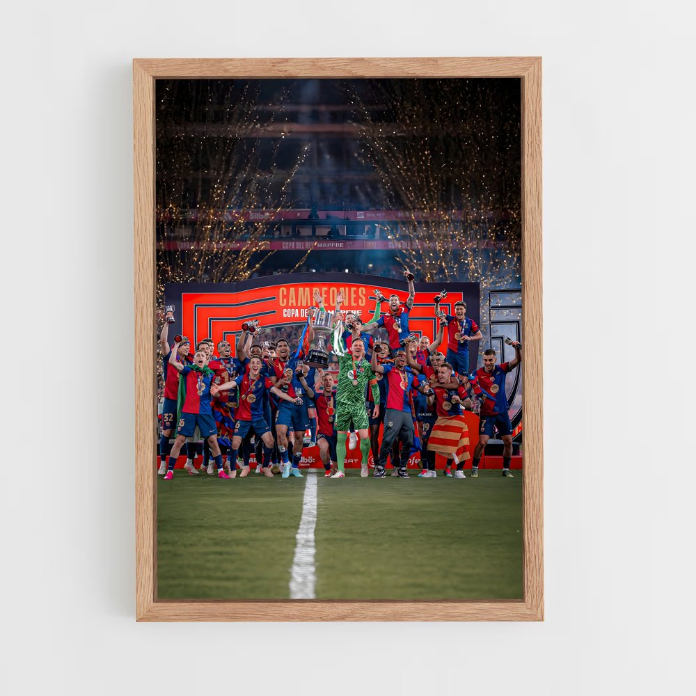ap-copa del rey-8 cadre Bois clair
