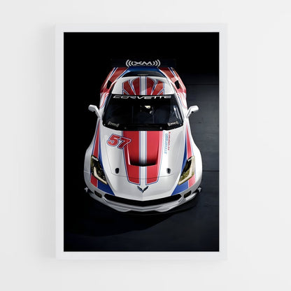 ap-corvette c7 gt3-r-3 cadre Blanc
