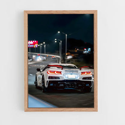 ap-corvette c8 stingray-6 cadre Bois clair