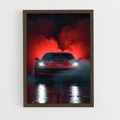 ap-corvette c8 stingray-7 cadre Bois foncé