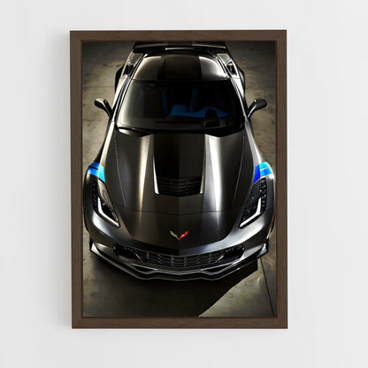 ap-corvette grand sport-2 cadre Bois foncé