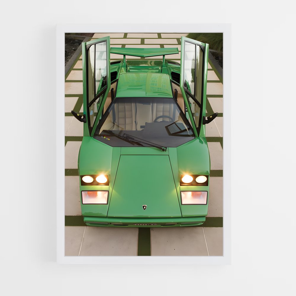 ap-countach lp400-1 cadre Blanc