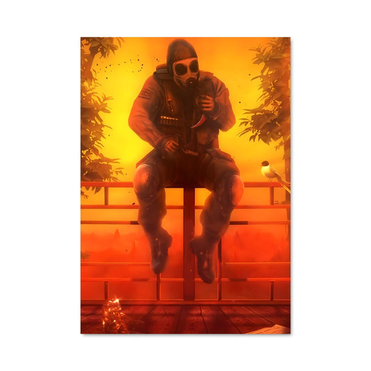 Poster Flamme de Combat